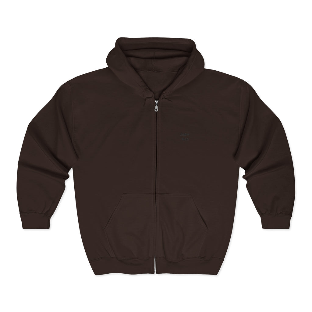 Ashen Drift Logo Full Zip Hooded Sweatshirt