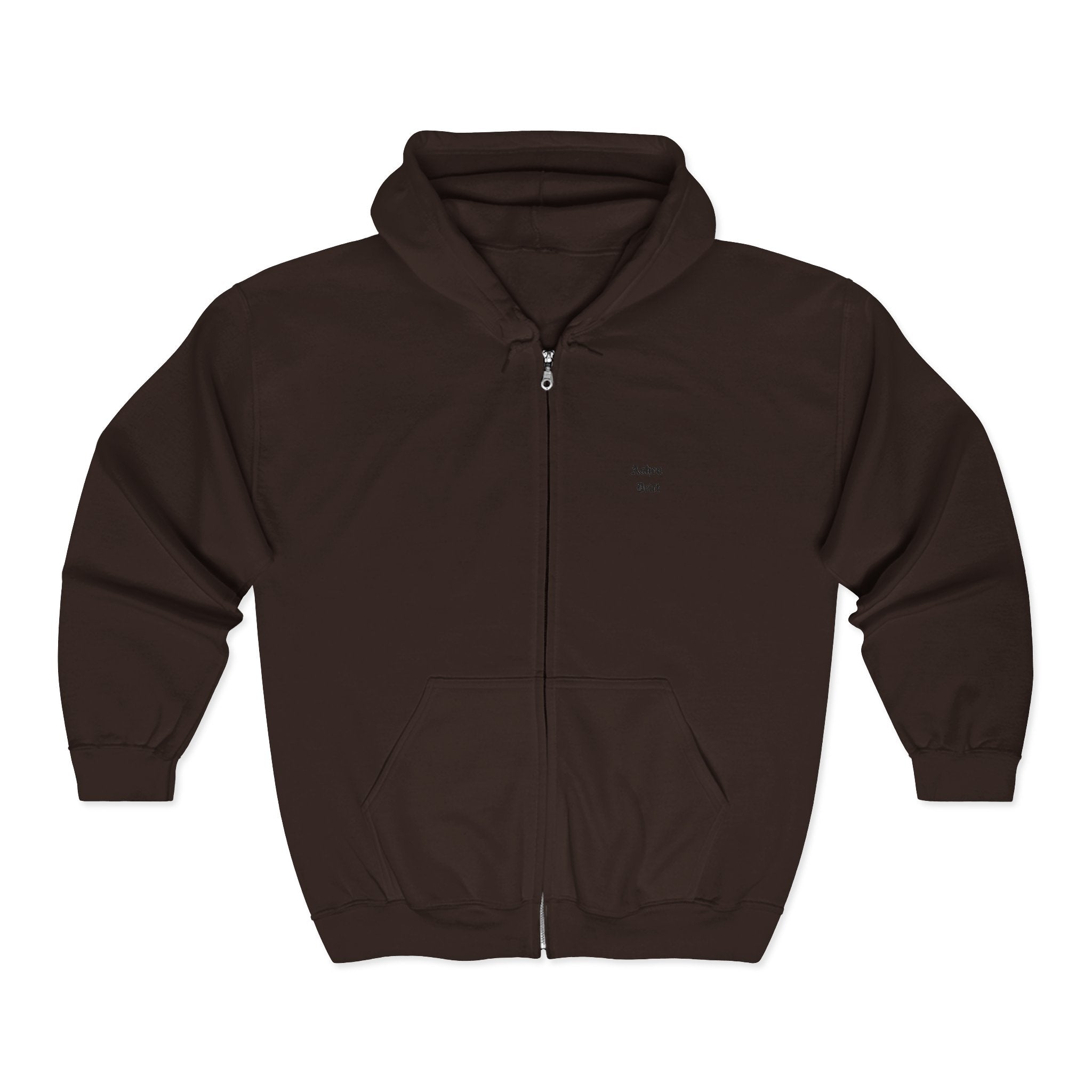 Ashen Drift Logo Full Zip Hooded Sweatshirt