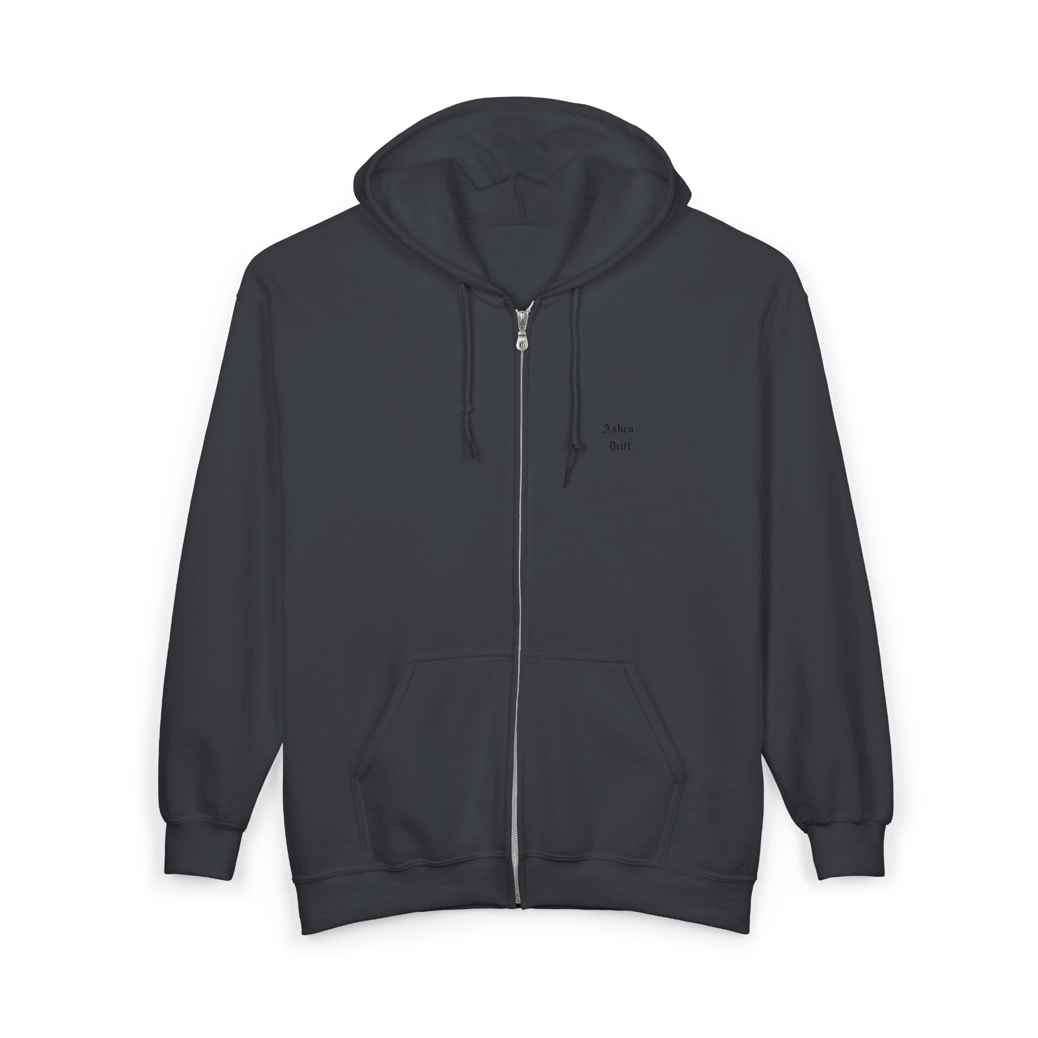 Ashen Drift Logo Full Zip Hooded Sweatshirt