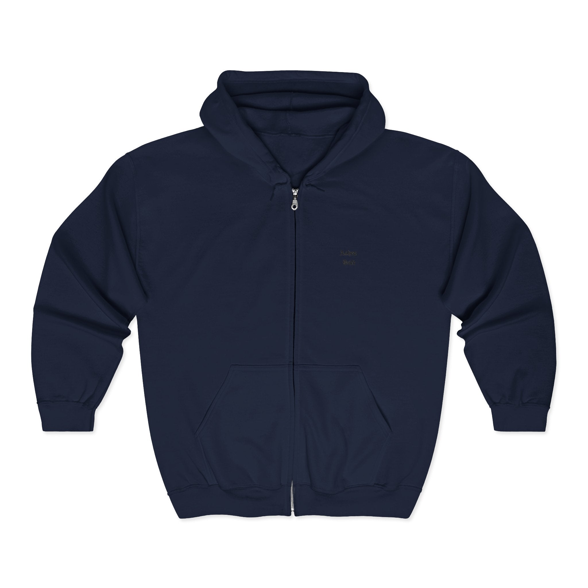 Ashen Drift Logo Full Zip Hooded Sweatshirt