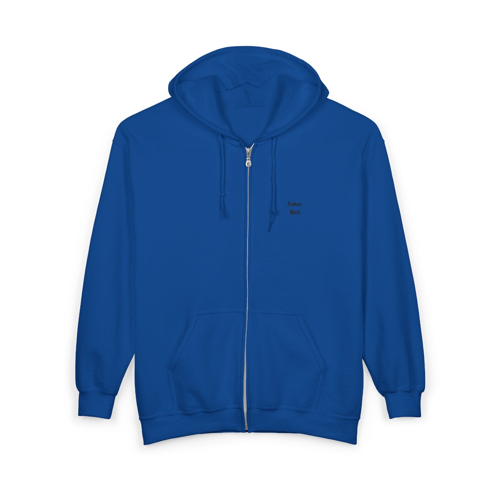 Ashen Drift Logo Full Zip Hooded Sweatshirt