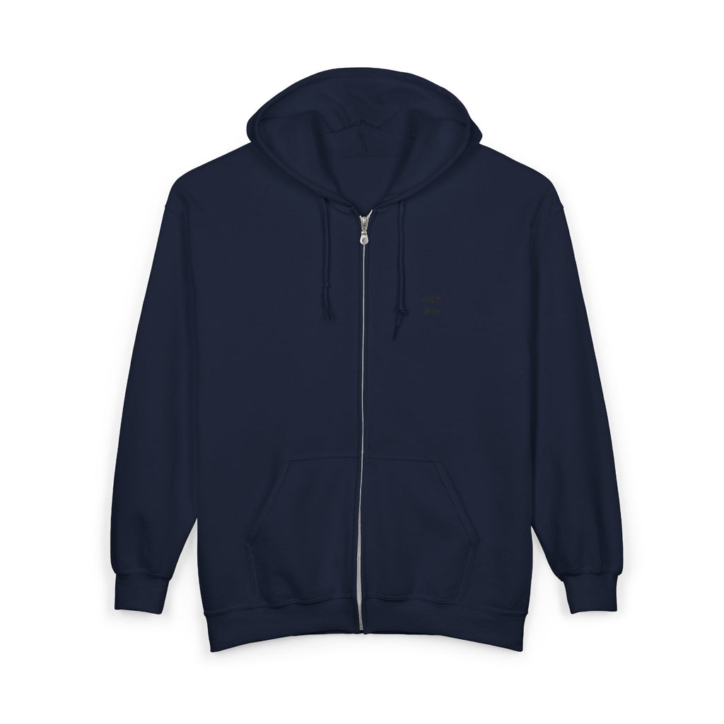 Ashen Drift Logo Full Zip Hooded Sweatshirt