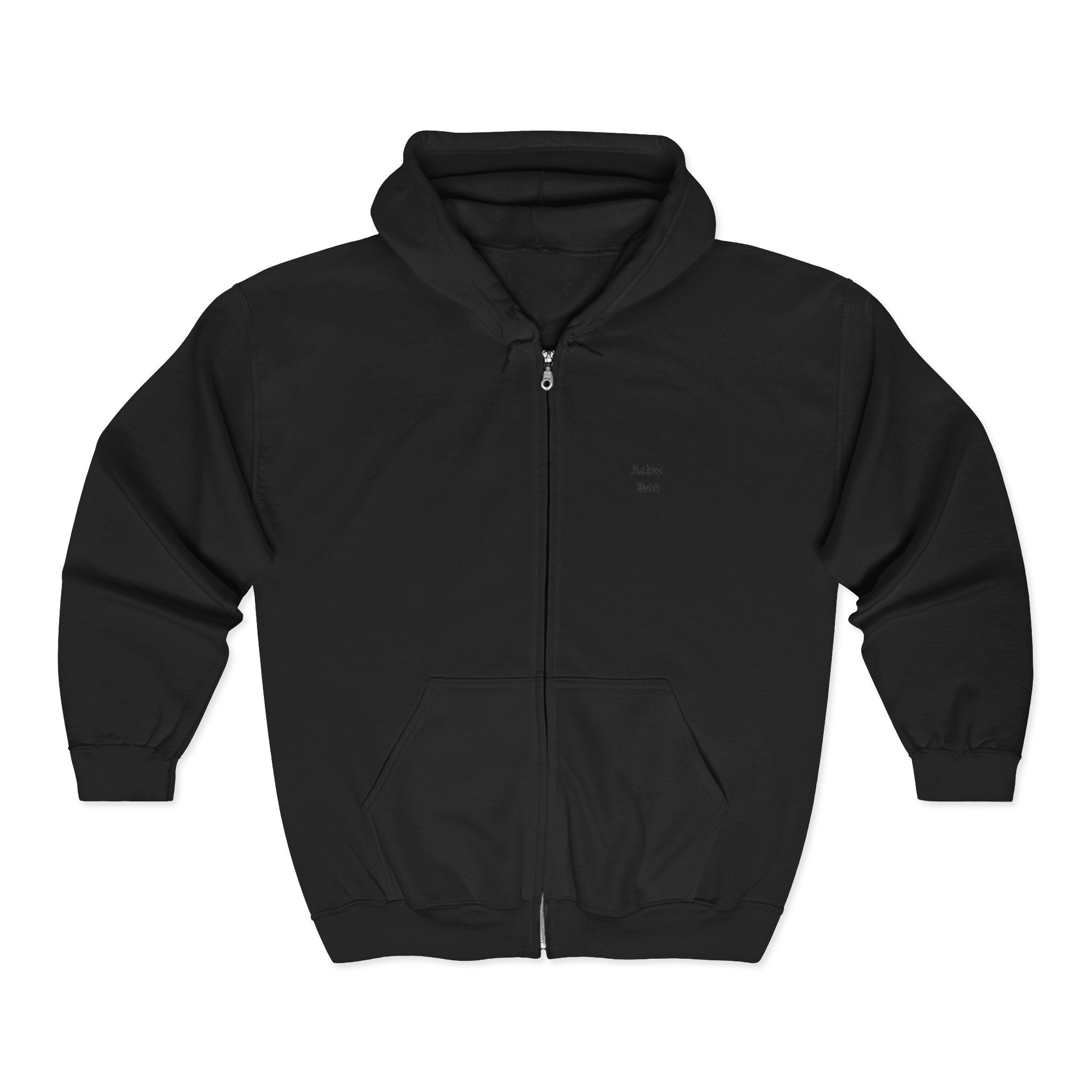 Ashen Drift Logo Full Zip Hooded Sweatshirt