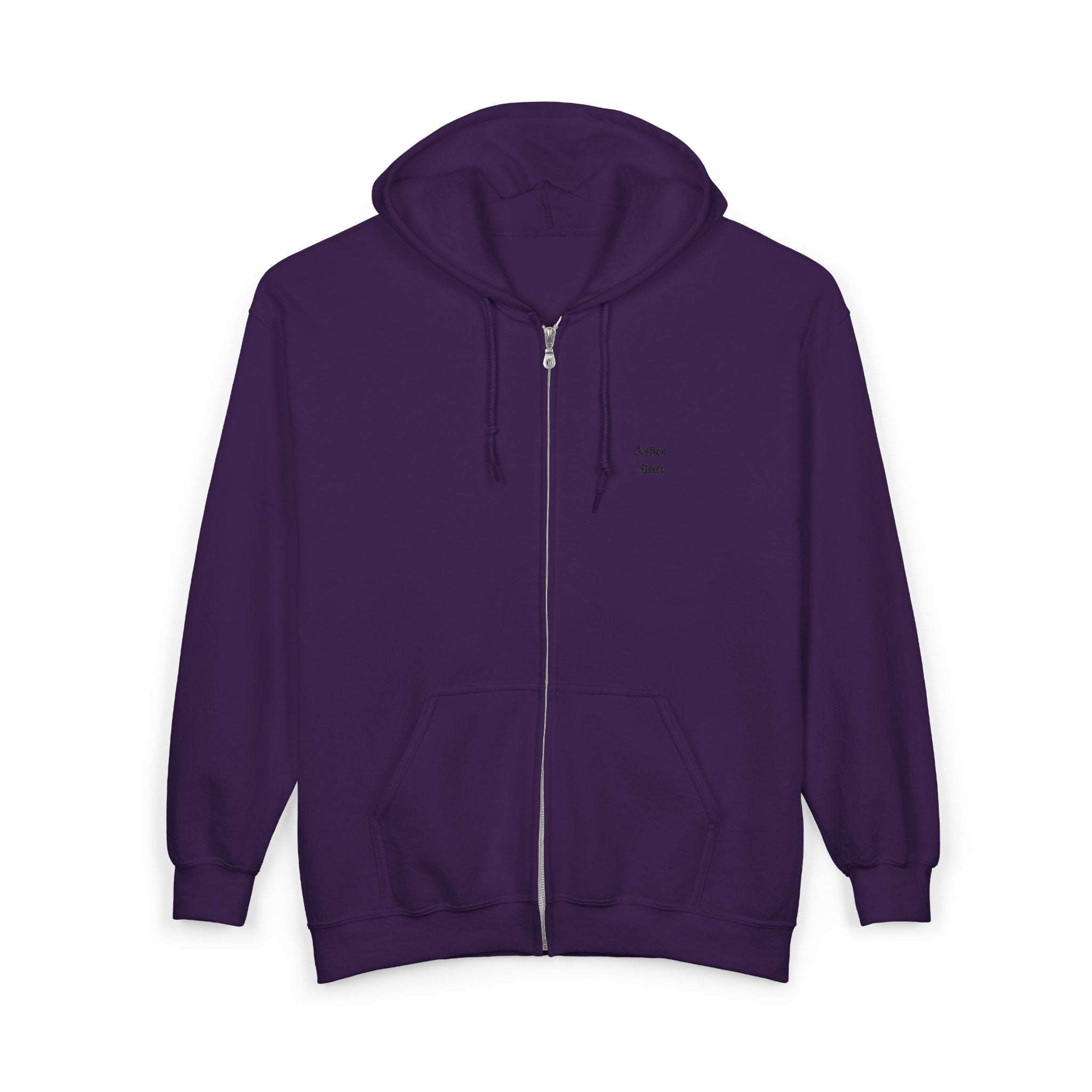 Ashen Drift Logo Full Zip Hooded Sweatshirt
