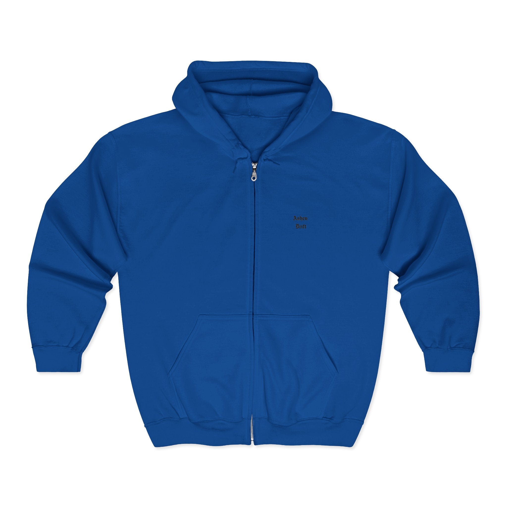 Ashen Drift Logo Full Zip Hooded Sweatshirt