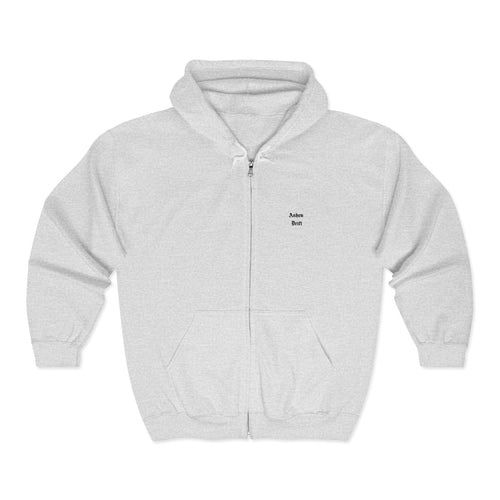 Ashen Drift Logo Full Zip Hooded Sweatshirt