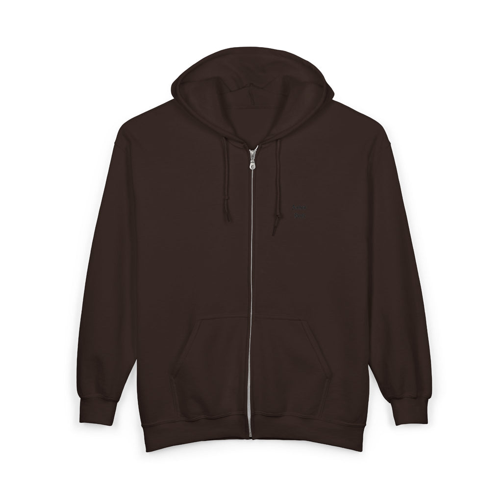 Ashen Drift Logo Full Zip Hooded Sweatshirt