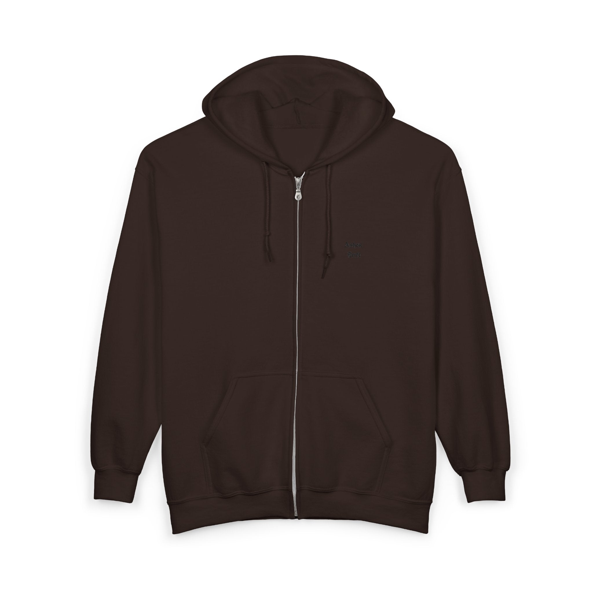 Ashen Drift Logo Full Zip Hooded Sweatshirt