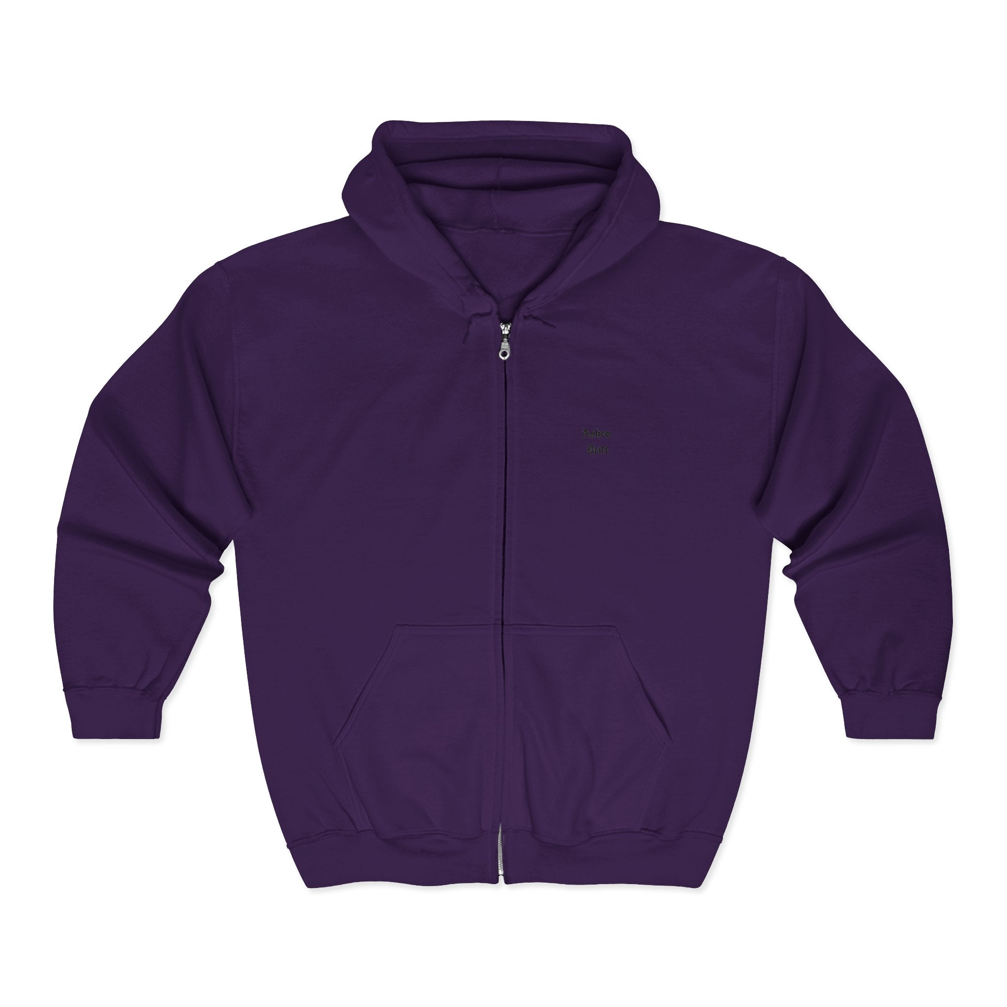 Ashen Drift Logo Full Zip Hooded Sweatshirt