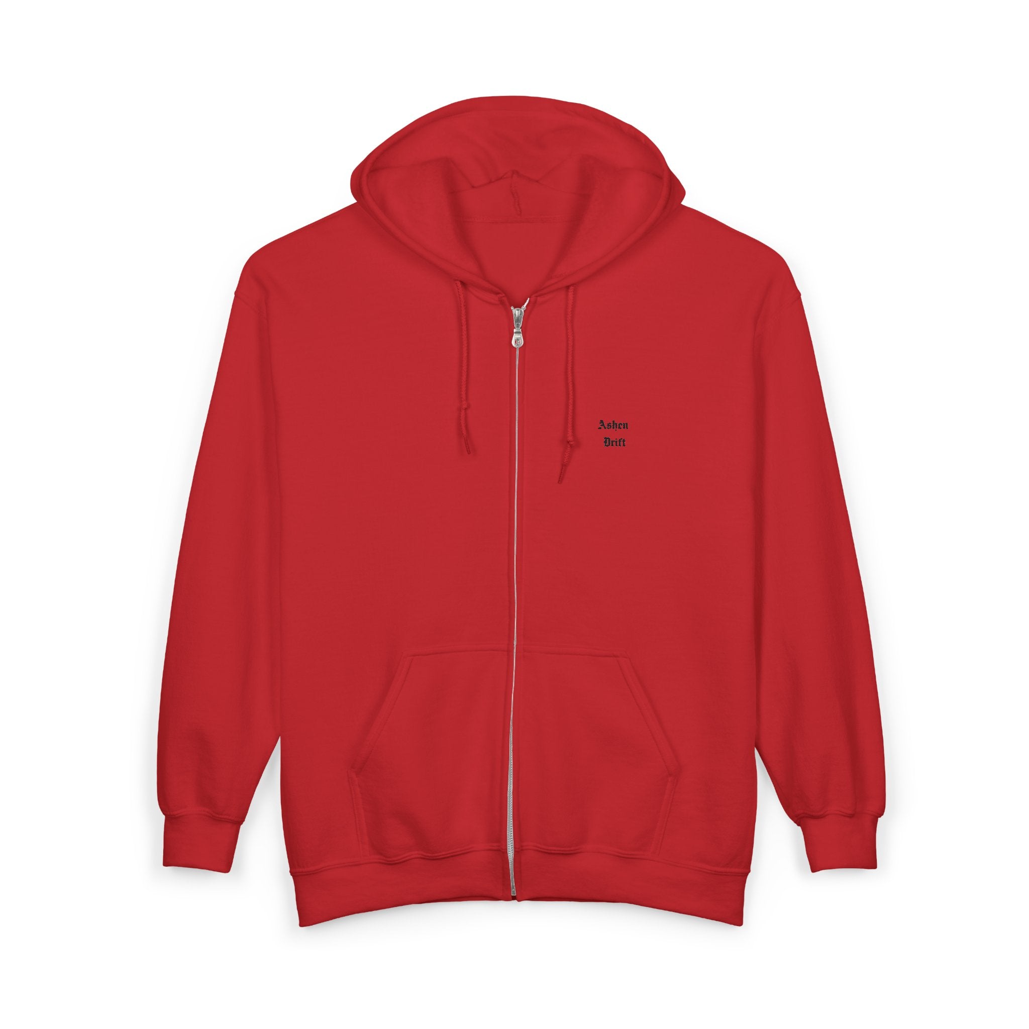 Ashen Drift Logo Full Zip Hooded Sweatshirt